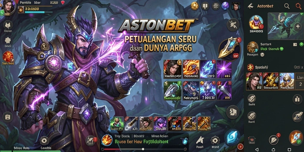 Tangkapan layar mendebarkan dari gameplay intens ASTONBET.