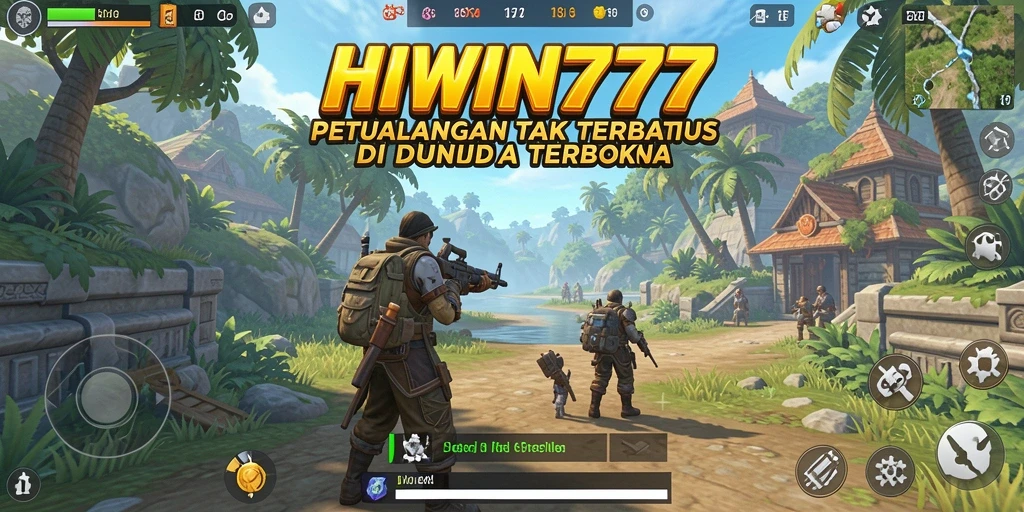 Gameplay <strong>HIWIN777</strong> yang menakjubkan dalam dunia terbuka.