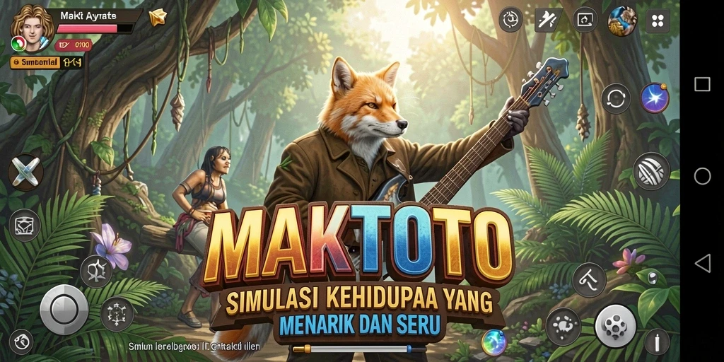Gameplay MAKTOTO yang menarik dalam simulasi kehidupan sehari-hari.