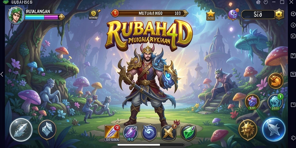 Screenshot gameplay RUBAH4D menampilkan petualangan menegangkan di dunia fantastis.
