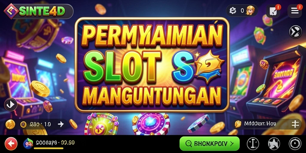 Screenshot dari game SINTE4D menampilkan pengalaman slot yang mendebarkan.