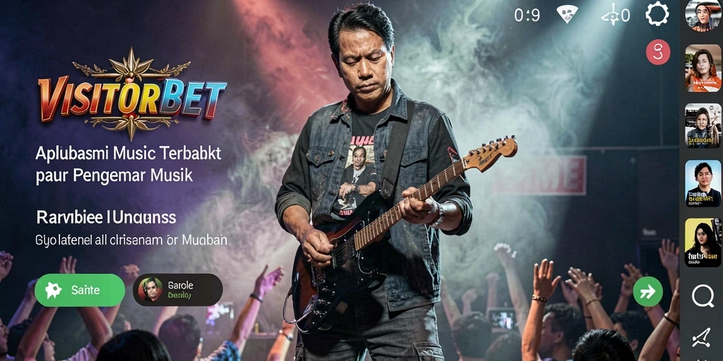 Tampilan gameplay VISITORBET yang penuh warna dan interaktif.
